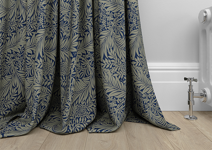 William Morris Larkspur, Woven Indigo - Made to Measure Curtains - Image 6